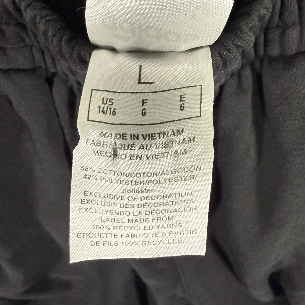 Adidas Jogger Pants Men Large Black 3-Stripe Fleece Regular Fit AK5926
